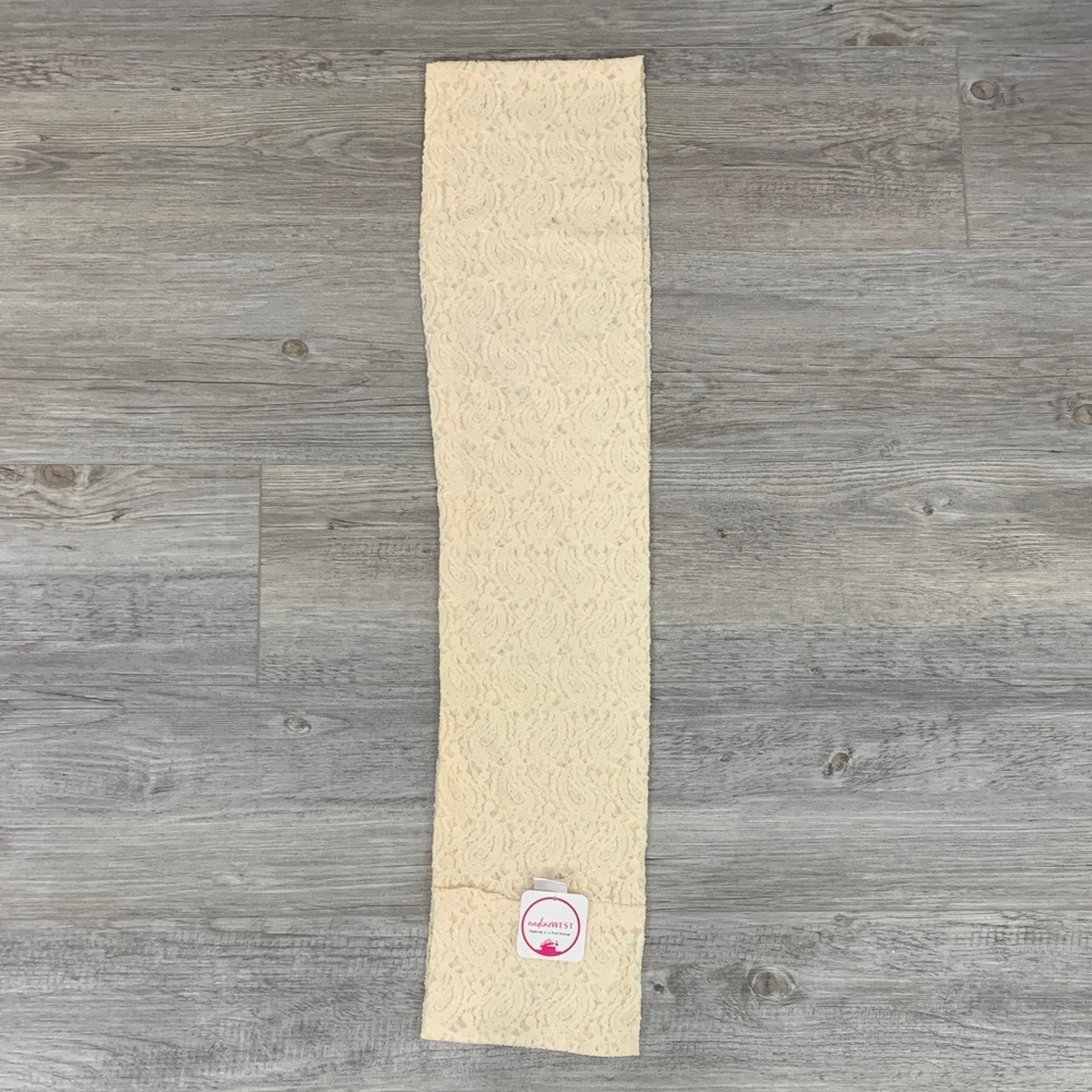 Chic Cream Loop Scarf - Picture 3 of 5